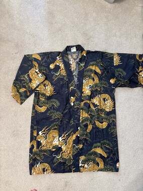 Japanese Brand × Komono Rare Yakuza Kimono Dragon Print